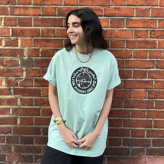 Habibi Funk Logo - T-shirt - Oversized Cut - Mintgreen